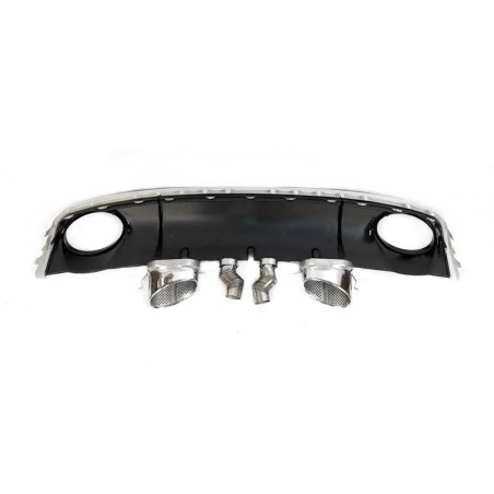 Rear Diffuser Audi A4 B8 Limousine / Avant 2012-2015 Look RS4 ABS