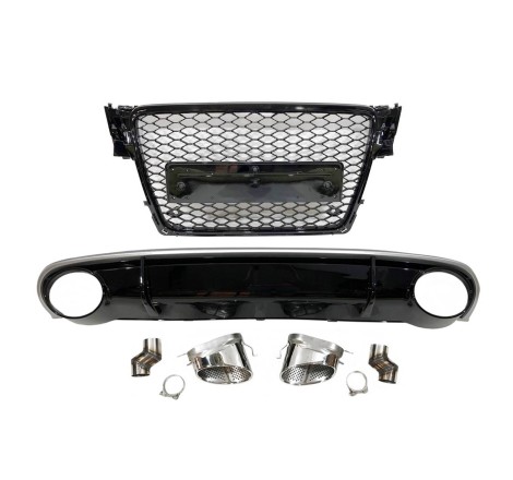 Kit De Carrosserie Audi A4 Look RS4 B8 2009-2012