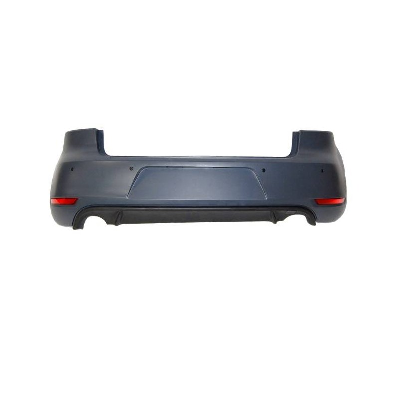 Rear Bumper Volkswagen Golf 6 GTI 2 Exhausts ABS