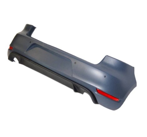 Rear Bumper Volkswagen Golf 6 GTI 2 Exhausts ABS