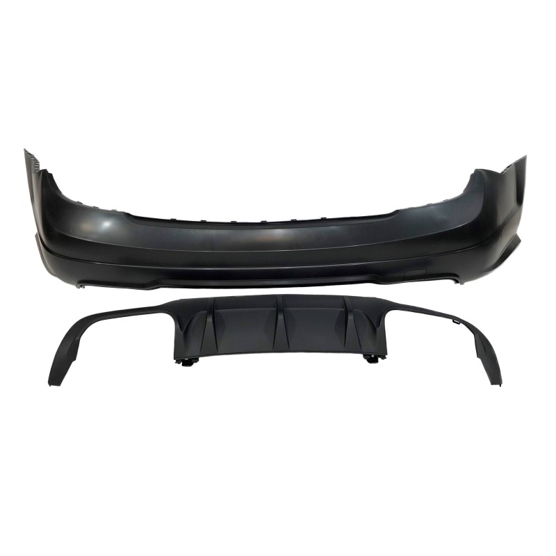 Rear Bumper Mercedes W204 2/4 Doors Look AMG 11-13