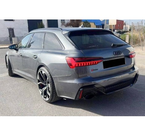 Rear Bumper Audi A6 C8 Avant Look RS6