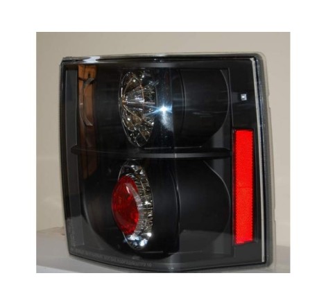Set Of Rear Tail Lights Range Rover 2003 Led Black
