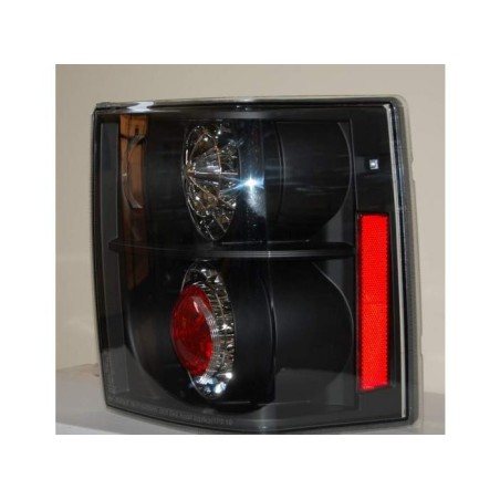 Set Of Rear Tail Lights Range Rover 2003 Led Black
