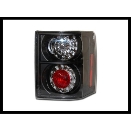 Set Of Rear Tail Lights Range Rover 2003 Led Black