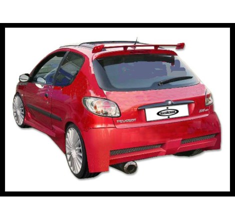 Rear Bumper Peugeot 206, Bliz Type