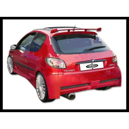 Rear Bumper Peugeot 206, Bliz Type