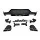 Rear Diffuser Mercedes GLC X253 COUPE 2015-2019 ABS