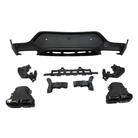 Rear Diffuser Mercedes GLC X253 COUPE 2015-2019 ABS