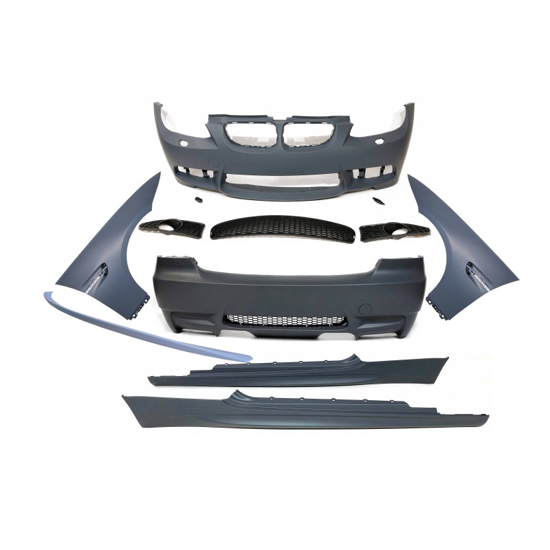 Body Kit BMW E92 06-09 Look M3 2 Exhaust Fenders