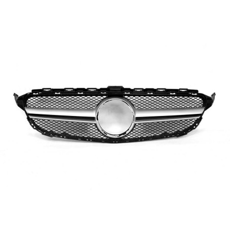 Front Bumper Mercedes W205 2014-2018 Coupe / 4D / SW look AMG C63 Front spoiler