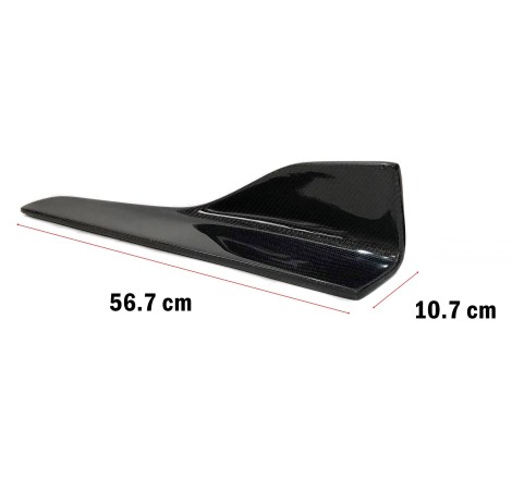Side Skirts Diffuser BMW F87 Look M2 / F30 / F31 / F22 / F23 Carbon