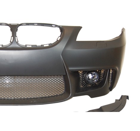 PARE-CHOC AVANT BMW E60 04-09 TYPE M1 PLASTIQUE ANTIBROUILLARD