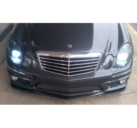 Front Spoiler Mercedes W211 Look AMG E63 07-09 Carbon Fibre