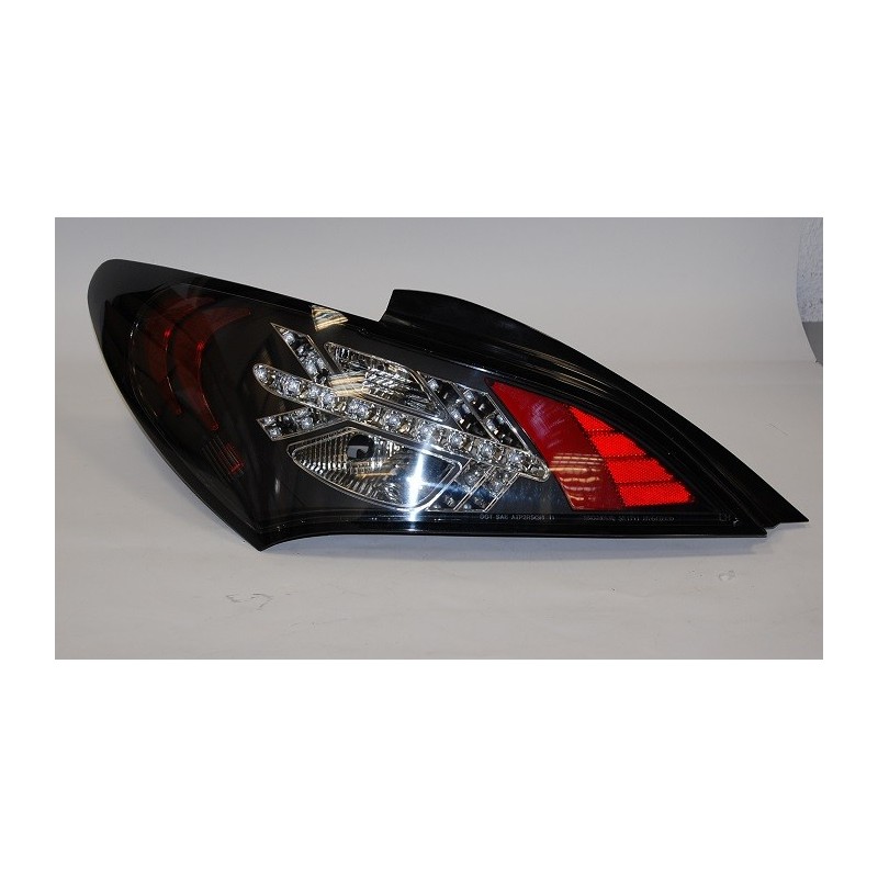 Set Of Rear Tail Lights Hyundai Genesis Led Black