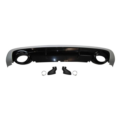 Diffuseur Arrière Audi A6 Sedan / Avant C6 2009-2012 Look RS6 ABS