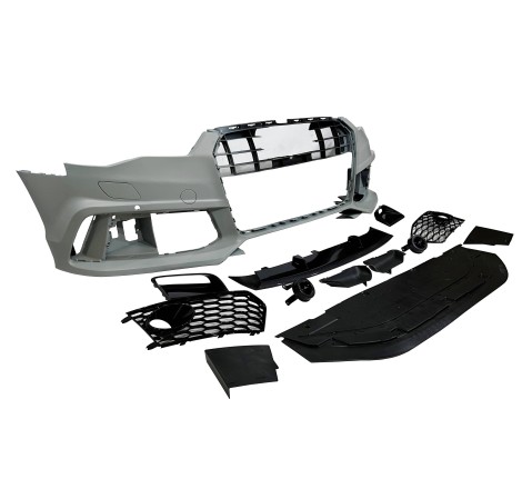Front Bumper Audi A6 2015-2018 C7 Look RS6 Carbon
