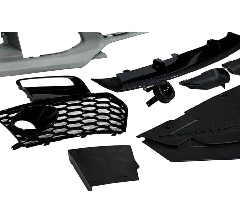 Front Bumper Audi A6 2015-2018 C7 Look RS6 Carbon