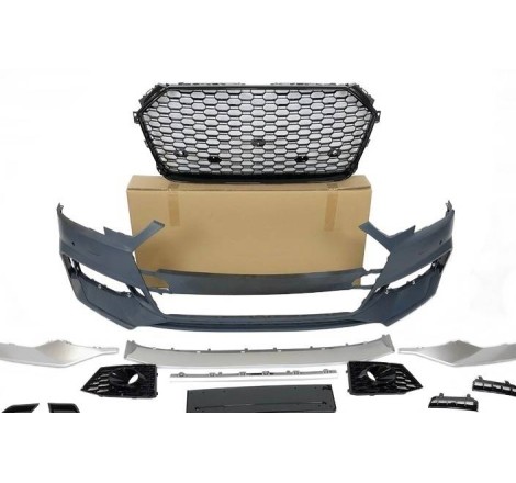 Front Bumper Audi A4 16-19 B9 Look RS4