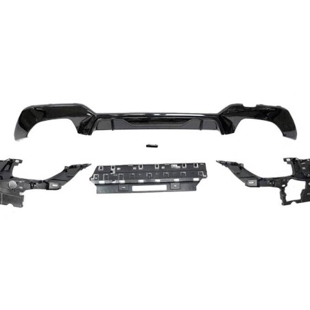 Rear Diffuser BMW G20 / G21 340 Look M Performance Glossy Black