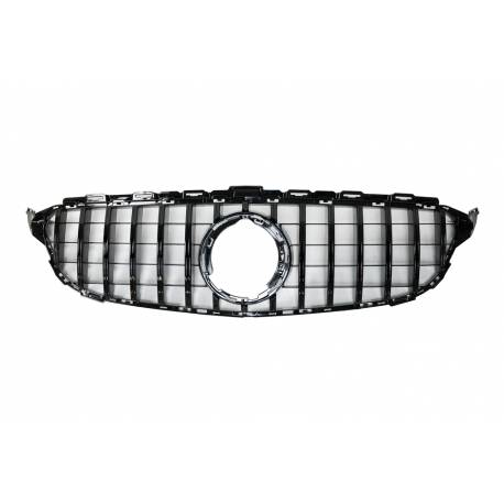 Front Grill Mercedes W205 2019 Look GT Black