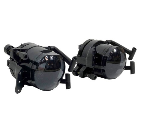Set Of Fog Lamps For Bumper BMW E60 Look M5 / E90 Look M-Tech / E90 Look M3 / E92 Look M3 Smoked