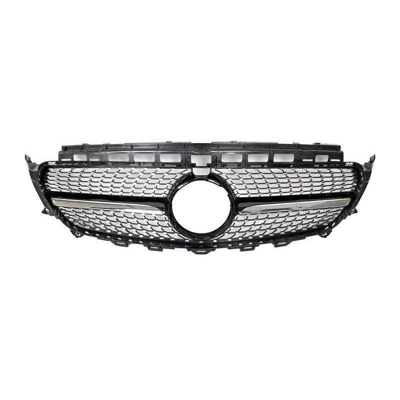 Calandre Mercedes W213 / S213 / C238 Diamond Caméra