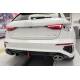Rear Diffuser Audi A3 Sportback 2021+ SLine Look RS3 ABS