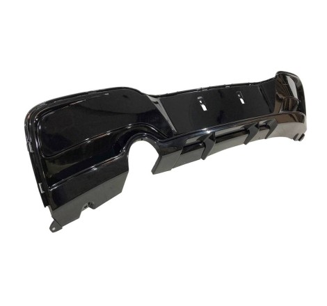 Rear Diffuser BMW F20 / F21 12-14 Look M-Performance 1 Exhaust Double Glossy Black