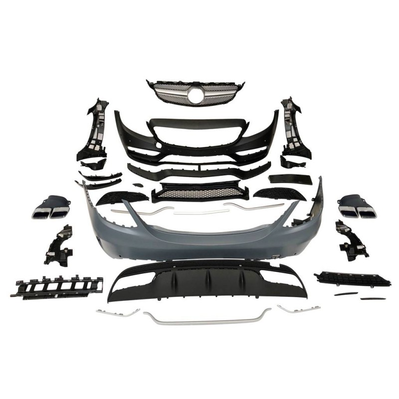 Kit De Carrosserie Mercedes W205 2014-2018 4P Look C63