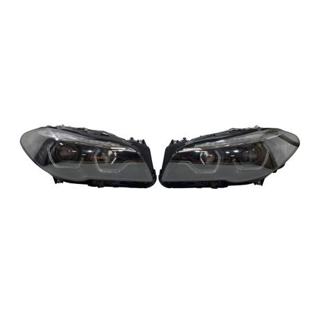 Set Of Headlamps Day Light BMW F10 / F11 2011-2013 HID Xenon Black Led sequential flashing