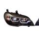 Set Of Headlamps Day Light Real BMW X5 E70 07-13 Black