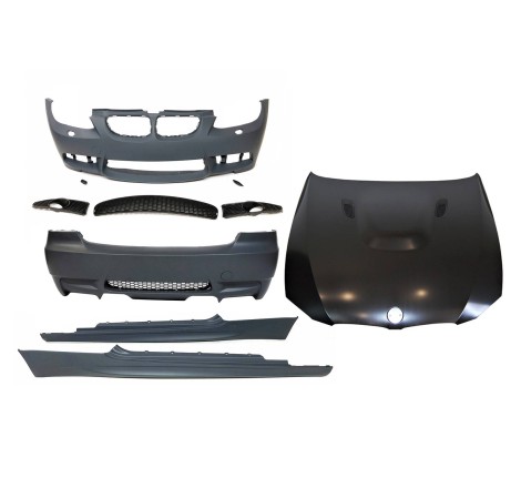 Body Kit BMW E92 06-09 Look  M3 2 Exhaust Bonnet