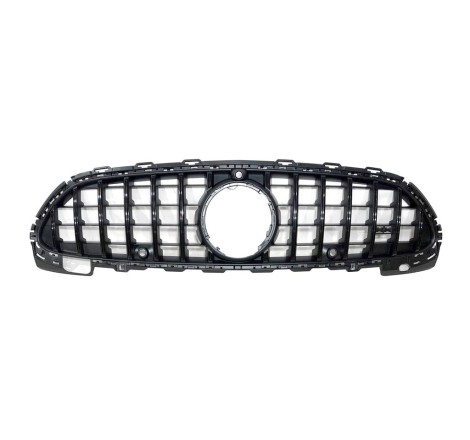 Front Grill Mercedes W206 2022+ Look GT Full Black Camera