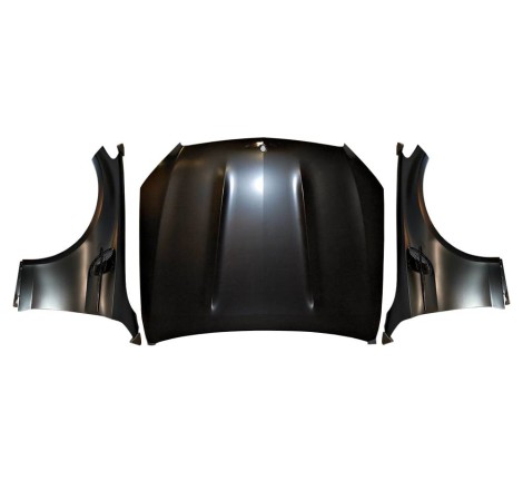 Bonnet and Front Fenders Mercedes W205 2014-2021 4D/COUPE/ESTATE Look GT