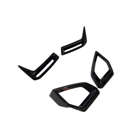 Splitters Avant BMW G05 X5 / G18 LCI Noir brillant