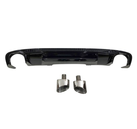 Rear Diffuser Audi A4 4D / Avant 2016+ Sline