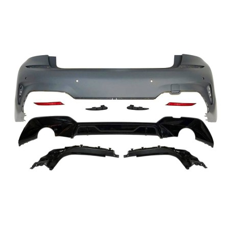 Rear Bumper BMW G20 Look MPerformance Glossy Black