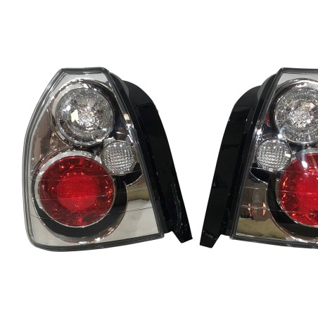 Set Of Rear Tail Lights Honda Civic 1996 3-Door Lexus Chromed