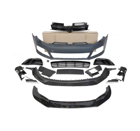 Front Bumper Volkswagen Golf 6 R20 Front spoiler