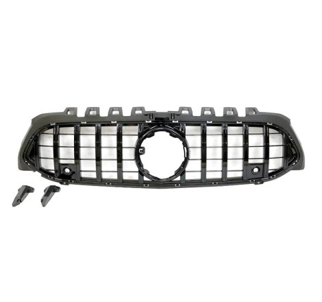 Front Grill Mercedes W177 / V177 Look GTR Camera 360 Glossy Black