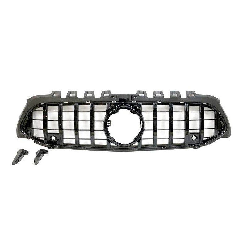 Front Grill Mercedes W177 / V177 Look GTR Camera 360 Glossy Black