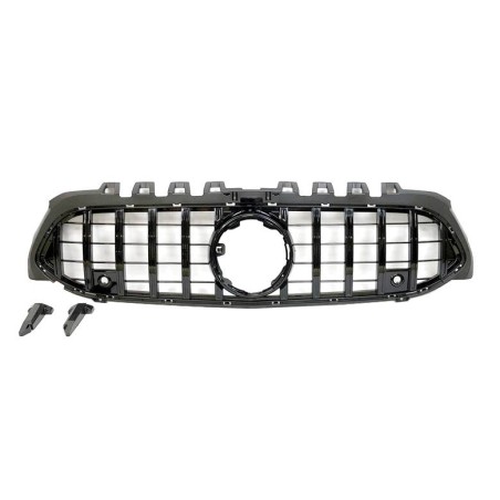 Front Grill Mercedes W177 / V177 Look GTR Camera 360 Glossy Black
