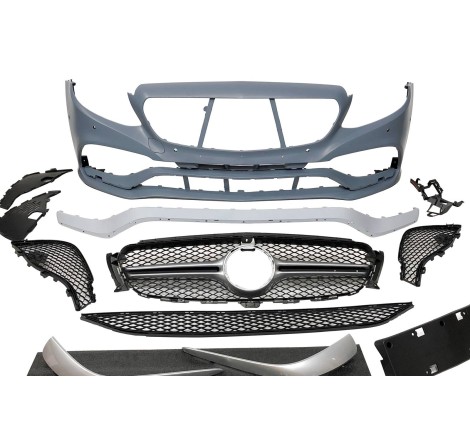 KIT DE CARROSSERIE MERCEDES W213 4 portes / Estate 2016-2019 look AMG E63