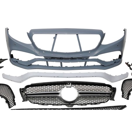 KIT DE CARROSSERIE MERCEDES W213 4 portes / Estate 2016-2019 look AMG E63