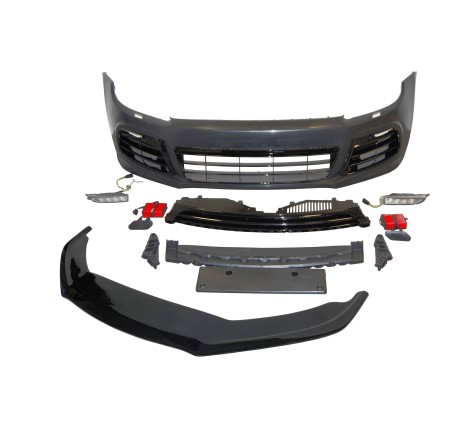 Front Bumper Volkswagen Scirocco Look R 2008-2014 Front spoiler