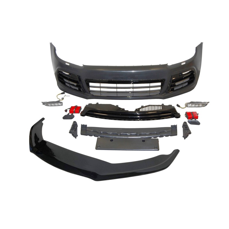 Front Bumper Volkswagen Scirocco Look R 2008-2014 Front spoiler