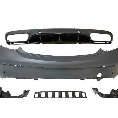 Rear Bumper Mercedes W205 Coupe 2014-2020 Look C63