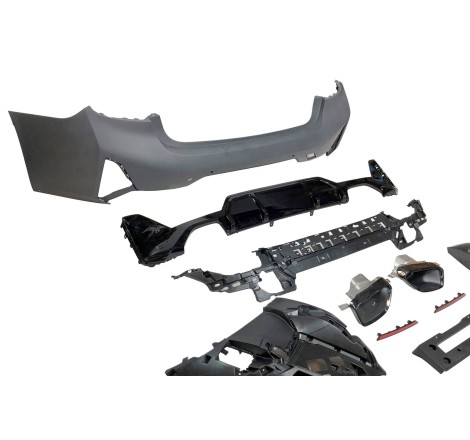 Pare-Choc Arrière BMW G20 LCI Look M-tech