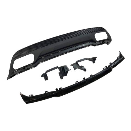 Rear Diffuser Mercedes W176 2012-2018 Look A45 ABS